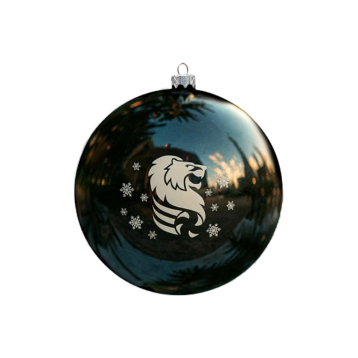 Шар черный глянцевый 10см